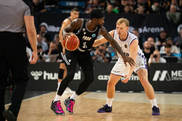 BILBAO, SPAIN - April 29: during the FIBA Europe Cub Final between Bilbao Basket and PAOK at Bilbao Arena on April 29, 2026 in Bilbao, Spain. (Photo by Ibai Tudanca) Copyright: xIbaixTudancax