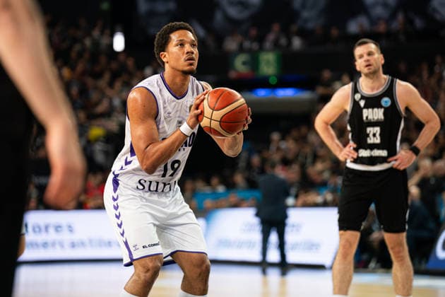 BILBAO, SPAIN - April 29: during the FIBA Europe Cub Final between Bilbao Basket and PAOK at Bilbao Arena on April 29, 2026 in Bilbao, Spain. (Photo by Ibai Tudanca) Copyright: xIbaixTudancax