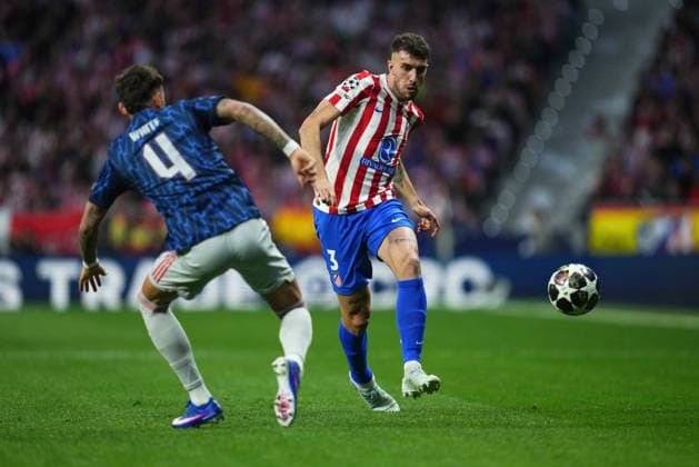 ESP: Atletico de Madrid - Arsenal FC. UEFA Champions League. Semi-Finals, first leg. Matteo Ruggeri of Atletico de Madrid during the UEFA Champions League match, Semi-Finals, firstd leg, between Atletico de Madrid and Arsenal FC played at Riyadh Metropolitano Stadium on April 29, 2026 in Madrid. kpng Copyright: xBaguxBlancox xPRESSINPHOTOx PS_260429_ATL_ARS_2526_002