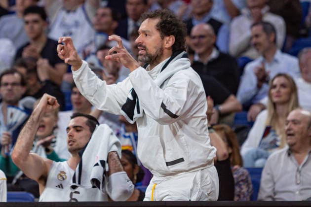 ESP: Real Madrid v Hapoel IBI Tel Aviv Euroleague PlayOff Game 1 Sergio Llull of Real Madrid during the Euroleague match, PlayOff Game 1, between Real Madrid and Hapoel IBI Tel Aviv played at Movistar Arena Stadium on April 29 2026 in Madrid Spain Madrid Spain Basketball Copyright: xAlbaxPachecox xAgenciaxLOFx