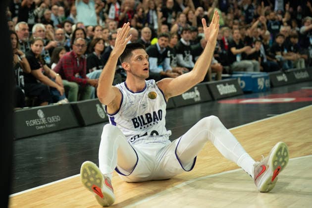 BILBAO, SPAIN - April 29: during the FIBA Europe Cub Final between Bilbao Basket and PAOK at Bilbao Arena on April 29, 2026 in Bilbao, Spain. (Photo by Ibai Tudanca) Copyright: xIbaixTudancax