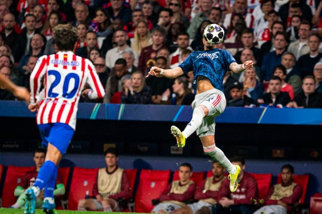 UEFA Champions League - Atletico de Madrid v Arsenal FC.Arsenal FC s Hincapie during Champions League 2025 2026, semi-final, first leg match.April 29, 2026 (2026042927)