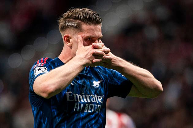 UEFA Champions League - Atletico de Madrid v Arsenal FC.Arsenal FC s Victor Gyokeres celebrates goal during Champions League 2025 2026, semi-final, first leg match.April 29, 2026 (2026042931)