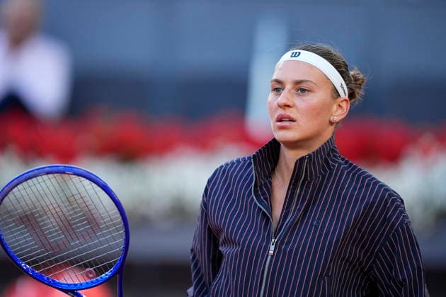 April 29, 2026, Madrid, Madrid, Spain: Marta Kostyuk of Ukraine plays against Linda Noskova of Czech Republic during the Mutua Madrid Open 2026 at La Caja Magica on April 29, 2026 in Madrid, Spain. Madrid Spain - ZUMAa181 20260429_zaa_a181_241 Copyright: xOscarxJ.xBarrosox