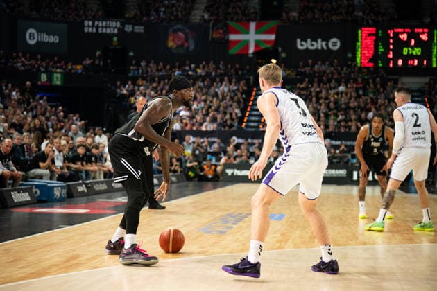 BILBAO, SPAIN - April 29: during the FIBA Europe Cub Final between Bilbao Basket and PAOK at Bilbao Arena on April 29, 2026 in Bilbao, Spain. (Photo by Ibai Tudanca) Copyright: xIbaixTudancax