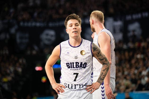 BILBAO, SPAIN - April 29: during the FIBA Europe Cub Final between Bilbao Basket and PAOK at Bilbao Arena on April 29, 2026 in Bilbao, Spain. (Photo by Ibai Tudanca) Copyright: xIbaixTudancax
