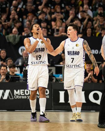 BILBAO, SPAIN - April 29: during the FIBA Europe Cub Final between Bilbao Basket and PAOK at Bilbao Arena on April 29, 2026 in Bilbao, Spain. (Photo by Ibai Tudanca) Copyright: xIbaixTudancax