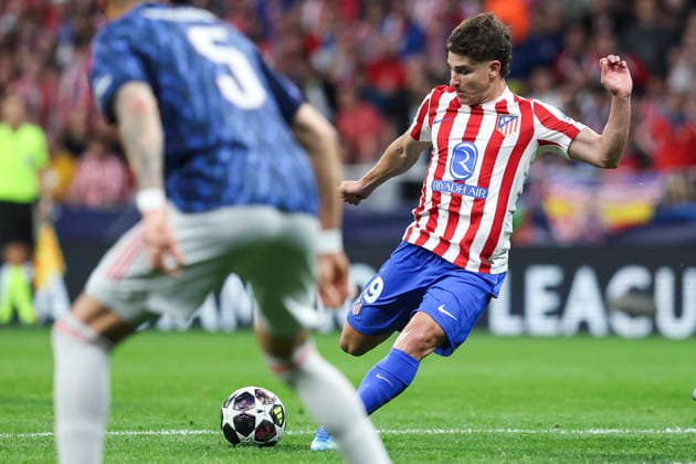 April 29, 2026, Madrid, Madrid, Spain: Julian Alvarez of Atletico de Madrid in action during the UEFA Champions League 2025 26 League Semi Final First Leg match between Atletico de Madrid and Arsenal FC at Riyadh Air Metropolitano on April 29, 2026, in Madrid, Spain. Madrid Spain - ZUMAa181 20260429_zaa_a181_287 Copyright: xIrinaxR.xHipolitox
