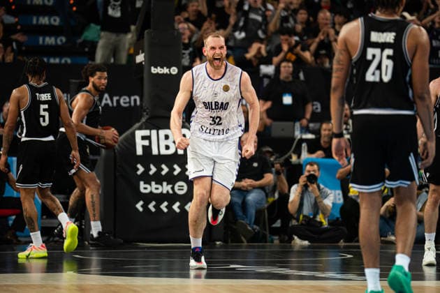 BILBAO, SPAIN - April 29: during the FIBA Europe Cub Final between Bilbao Basket and PAOK at Bilbao Arena on April 29, 2026 in Bilbao, Spain. (Photo by Ibai Tudanca) Copyright: xIbaixTudancax