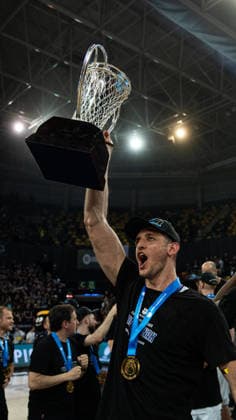 BILBAO, SPAIN - April 29: during the FIBA Europe Cub Final between Bilbao Basket and PAOK at Bilbao Arena on April 29, 2026 in Bilbao, Spain. (Photo by Ibai Tudanca) Copyright: xIbaixTudancax