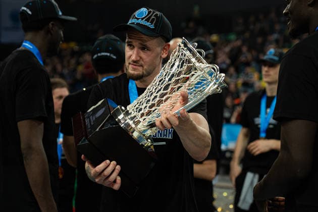 BILBAO, SPAIN - April 29: during the FIBA Europe Cub Final between Bilbao Basket and PAOK at Bilbao Arena on April 29, 2026 in Bilbao, Spain. (Photo by Ibai Tudanca) Copyright: xIbaixTudancax