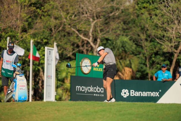 RIVIERA MAYA OPEN AT MAYAKOBA 2026 RIVIERA MAYA OPEN AT MAYAKOBA 2026 PROAM TOURNAMENT 29042026 PLAYA DEL CARMEN, QUINTANA ROO. Action photo of Akie Iwai of Japan, during the ProAm tournament at the Riviera Maya Open at Mayakoba 2026 at El Camaleon Golf Club in Playa del Carmen, Mexico. Foto de accion de Akie Iwai de Japon, durante evento ProAm del torneo Riviera Maya Open at Mayakoba 2026 celebrado en el Club de Golf El Camaleon en Playa del Carmen, Mexico. Photo by IMAGENSHOP AGENCIA FOTOGRAFICA PLAYA DEL CARMEN QUINTANA ROO MEXICO Copyright: xMIKIOxWATANABEx