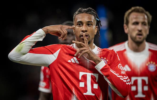 Paris, France. 28th Apr 2026. Torjubel: Michael Olise (FCB) Paris Saint-Germain - FC Bayern München 28.04.2026 *** Paris, France 28th Apr 2026 Goal celebration Michael Olise FCB Paris Saint Germain FC Bayern Munich 28 04 2026