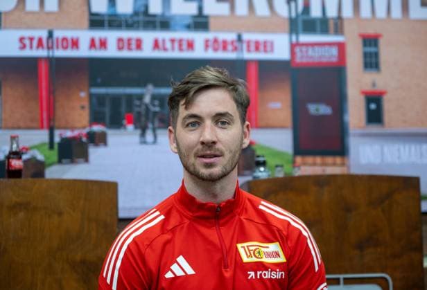 Fußball, Herren, Saison 2025 2026, 1. Bundesliga, 1. FC Union Berlin, Medienrunde mit Torwart Carl Klaus (1. FC Union Berlin), 30.04. 2026, *** Soccer, Men, Season 2025 2026, 1 Bundesliga, 1 FC Union Berlin, Media round with goalkeeper Carl Klaus 1 FC Union Berlin , 30 04 2026, Copyright: xMatthiasxKochx