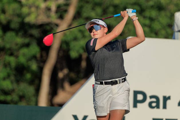 RIVIERA MAYA OPEN AT MAYAKOBA 2026 RIVIERA MAYA OPEN AT MAYAKOBA 2026 DAY 1 30042026 PLAYA DEL CARMEN, QUINTANA ROO. Action photo of Chisato Iwai of Japan, during day 1 of the Riviera Maya Open at Mayakoba 2026 at El Camaleon Golf Club in Playa del Carmen, Mexico. Foto de accion de Chisato Iwai de Japon, durante el dia 1 del torneo Riviera Maya Open at Mayakoba 2026 celebrado en el Club de Golf El Camaleon en Playa del Carmen, Mexico. Photo by IMAGENSHOP AGENCIA FOTOGRAFICA PLAYA DEL CARMEN QUINTANA ROO MEXICO Copyright: xMIKIOxWATANABEx