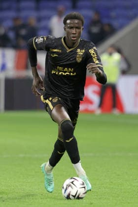 ABDOULAYE FAYE, Lorient, Ligue 1, 2025-26, Olympique Lyonnais vs Lorient 2-0, 12-04-2026, Azione, Action, Single shot LIGUE 1 2025-26 OLYMPIQUE LIONE-LORIENT 2-0