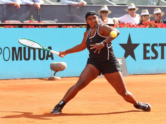 Alberto Simon Hailey Baptiste during his Semi-Final match of the main draw of the Mutua Madrid Open de Tenis, played at the Caja Magica on April 30, 2026 in Madrid, Spain Copyright: xALBERTOxSIMONx AgenciaxLOFx
