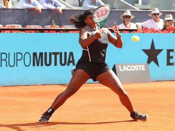 Alberto Simon Hailey Baptiste during his Semi-Final match of the main draw of the Mutua Madrid Open de Tenis, played at the Caja Magica on April 30, 2026 in Madrid, Spain Copyright: xALBERTOxSIMONx AgenciaxLOFx