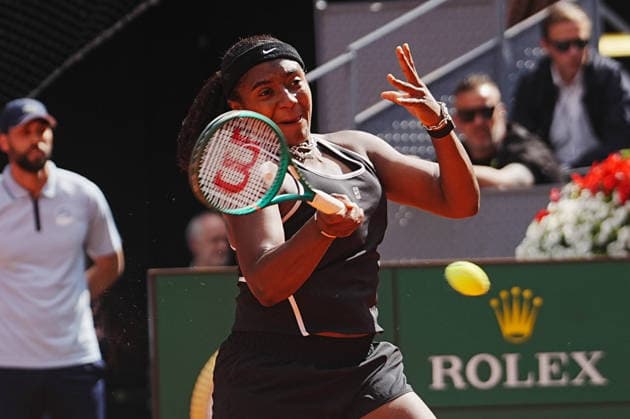 April 30, 2026, Madrid, Bretagne, SPAIN: Halley Baptiste of USA during the Mutua Madrid Open 2026, ATP, Tennis Herren Masters 1000 and WTA, Tennis Damen 1000 on 30April 2026 at La Caja Magica in Madrid, Spain - Photo: . TENNIS - MUTUA MADRID OPEN 2026 - 30 04 2026  - ZUMAl193 20260430_zsp_l193_087 Copyright: xLaurentxLairysx