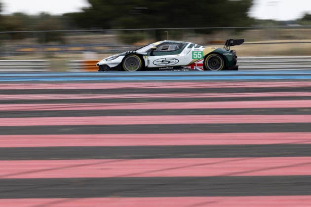 AUTOMOBILE : ELMS Essais 4 Heures du Castellet - 30 04 2026 55 Spirit Of Race (SUI) Ferrari 296 LMGT3 Evo (LMGT3) driven by Duncan Cameron (GBR) David Perel (RSA) Matthew Griffin (IRL), at the 4 Hours of Le Castellet, the second round of the European Le Mans Series at the Circuit Paul Ricard, from 30 April to 2 May 2026, in Le Castellet, France (FRA). PAUL RICARD CIRCUITFrance  Copyright: xMPSxAGENCYx