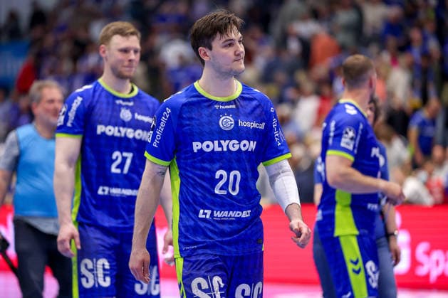 30.04.2026, Handball, 1. HBL, VfL Gummersbach - Frisch Auf! Göppingen, Saison 2025 2026 Herren, Schwalbe-Arena: Ludvig Hallbäck (VfL Gummersbach 20) Nordrhein-Westfalen Deutschland