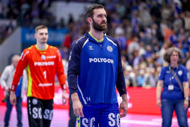 30.04.2026, Handball, 1. HBL, VfL Gummersbach - Frisch Auf! Göppingen, Saison 2025 2026 Herren, Schwalbe-Arena: Teitur Örn Einarsson (VfL Gummersbach 14) Nordrhein-Westfalen Deutschland