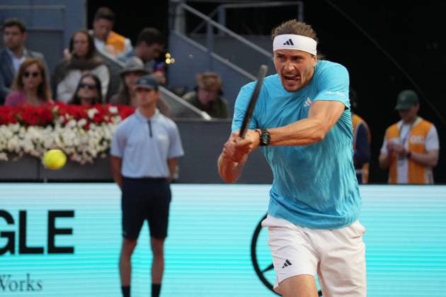 Flavio Cobolli (ITA) vs Alexander Zverev (ALE) during Masters Series Madrid 2026 in Madrid on 30 April 2026 Cordon Press 