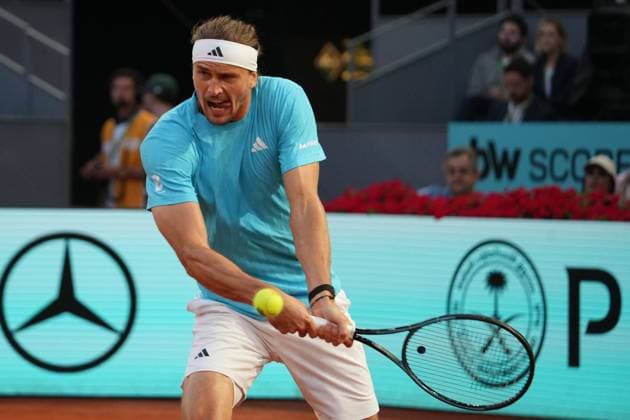 Flavio Cobolli (ITA) vs Alexander Zverev (ALE) during Masters Series Madrid 2026 in Madrid on 30 April 2026 Cordon Press 