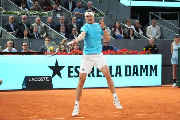 Flavio Cobolli (ITA) vs Alexander Zverev (ALE) during Masters Series Madrid 2026 in Madrid on 30 April 2026 Cordon Press 