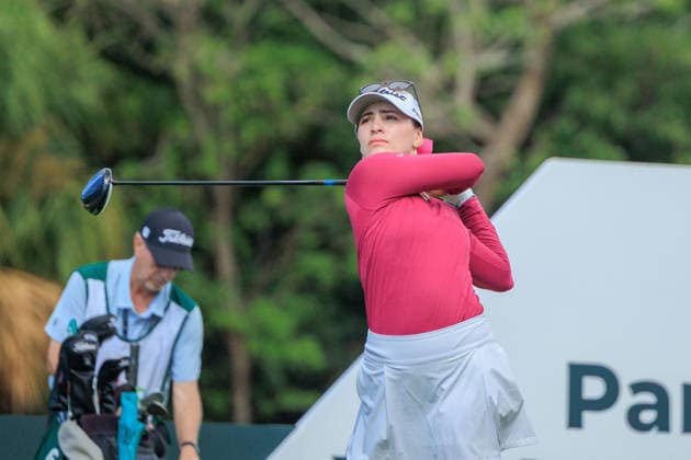 RIVIERA MAYA OPEN AT MAYAKOBA 2026 RIVIERA MAYA OPEN AT MAYAKOBA 2026 DAY 1 30042026 PLAYA DEL CARMEN, QUINTANA ROO. Action photo of Ana Jimenez of Mexico, during day 1 of the Riviera Maya Open at Mayakoba 2026 at El Camaleon Golf Club in Playa del Carmen, Mexico. Foto de accion de Ana Jimenez de Mexico, durante el dia 1 del torneo Riviera Maya Open at Mayakoba 2026 celebrado en el Club de Golf El Camaleon en Playa del Carmen, Mexico. Photo by IMAGENSHOP AGENCIA FOTOGRAFICA PLAYA DEL CARMEN QUINTANA ROO MEXICO Copyright: xMIKIOxWATANABEx