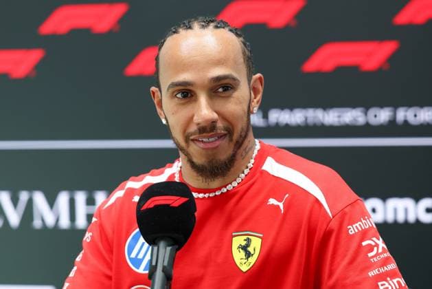 Lewis Hamilton (Scuderia Ferrari HP 44) im Interview, Grosser Preis von Miami, Motorsport, Herren, Formel 1, Media Day, 30.04.2026 Miami Florida USA