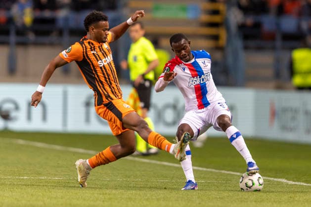 Shakhtar Donetsk vs Crystal Palace. - UEFA Conference League 2025 26 Semi-Final First Leg Tyrick Mitchell during UEFA Conference League semi-final match between Shakhtar Donetsk and Crystal Palace at Henryk Reyman Municipal Stadium in Krakow, Poland on April 30, 2026. in Warsaw,Poland Warsaw Poland  Copyright: xAndrzejxIwanczukx originalFilename:iwanczuk-shakhtar260430_npOJK.jpg