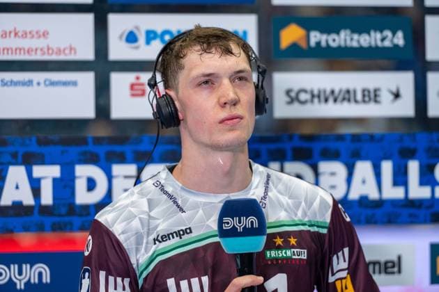 Julian Buchele, Torwart, (Frisch Auf Goeppingen 1), VfL Gummersbach vs. Frisch Auf! Goeppingen, Daikin Handball Bundesliga, Herren , 30. Spieltag, 30.04.2026 Gummersbach NRW Deutschland