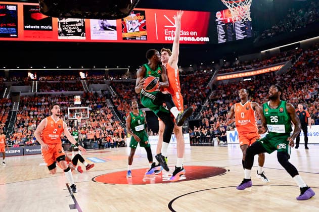 ESP: Valencia Basket v Panathinaikos AKTOR Athens PlayOff Euroleague. Jerian Grant of Panathinaikos during the Euroleague match, playoff Game 2, between Valencia Basket and Panathinaikos AKTOR Athens played at Roig Arena Stadium on April 30, 2026 in Valencia Spain Valencia Spain Basketball Copyright: xPacoxMGEstudix xAgenciaxLOFx