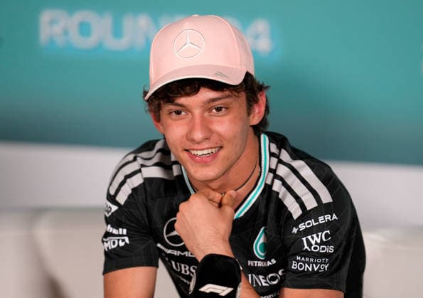 Andrea Kimi Antonelli (Mercedes-AMG Petronas F1 Team, Italien, 12) USA, Formel 1 Weltmeisterschaft, Miami Grand Prix, Miami International Autodrome, Miami Gardens, Media Day, Saison 2026, 30.04.2026 USA, Formel 1 Weltmeisterschaft, Miami Grand Prix, Miami International Autodrome, Miami Gardens, Media Day, Saison 2026, 30.04.2026 Miami Gardens Copyright: xEibner-Pressefoto ScottxColemanx EP_SCN