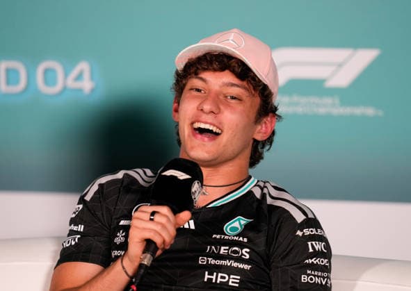 Andrea Kimi Antonelli (Mercedes-AMG Petronas F1 Team, Italien, 12) USA, Formel 1 Weltmeisterschaft, Miami Grand Prix, Miami International Autodrome, Miami Gardens, Media Day, Saison 2026, 30.04.2026 USA, Formel 1 Weltmeisterschaft, Miami Grand Prix, Miami International Autodrome, Miami Gardens, Media Day, Saison 2026, 30.04.2026 Miami Gardens Copyright: xEibner-Pressefoto ScottxColemanx EP_SCN