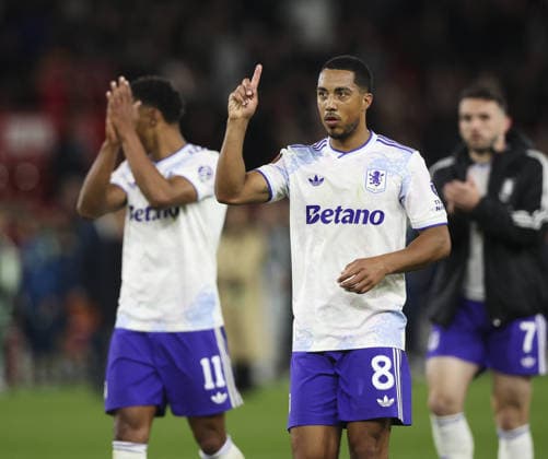 Nottingham Forest v Aston Villa, UEFA Europa League, Semi Final 1st leg 30.04.26 Nottingham Forest v Aston Villa, UEFA Europa League, Semi Final 1st leg Bradley Ormesher The Times Youri Tielemans of Aston Villa at the end  Copyright: xBradleyxOrmesherx NINTCHDBPICT001077357361