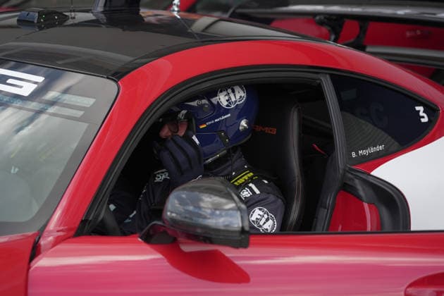 30.04.2026, Miami International Autodrome, Miami, Formula 1 Crypto.com Miami Grand Prix 2026 ,im Bild Safety Car Fahrer Bernd Mayländer macht sich fertig für seinen Einsatz im Mercedes-AMG GT Black Series. (Photo by Hasan Bratic DeFodi Images) -