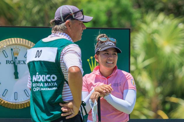RIVIERA MAYA OPEN AT MAYAKOBA 2026 RIVIERA MAYA OPEN AT MAYAKOBA 2026 DAY 1 30042026 PLAYA DEL CARMEN, QUINTANA ROO. Action photo of Briana Do of the USA, during day 1 of the Riviera Maya Open at Mayakoba 2026 at El Camaleon Golf Club in Playa del Carmen, Mexico. Foto de accion de Briana Do de Estados Unidos, durante el dia 1 del torneo Riviera Maya Open at Mayakoba 2026 celebrado en el Club de Golf El Camaleon en Playa del Carmen, Mexico. Photo by IMAGENSHOP AGENCIA FOTOGRAFICA PLAYA DEL CARMEN QUINTANA ROO MEXICO Copyright: xMIKIOxWATANABEx