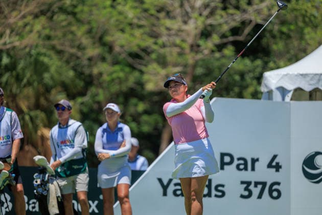 RIVIERA MAYA OPEN AT MAYAKOBA 2026 RIVIERA MAYA OPEN AT MAYAKOBA 2026 DAY 1 30042026 PLAYA DEL CARMEN, QUINTANA ROO. Action photo of Briana Do of the USA, during day 1 of the Riviera Maya Open at Mayakoba 2026 at El Camaleon Golf Club in Playa del Carmen, Mexico. Foto de accion de Briana Do de Estados Unidos, durante el dia 1 del torneo Riviera Maya Open at Mayakoba 2026 celebrado en el Club de Golf El Camaleon en Playa del Carmen, Mexico. Photo by IMAGENSHOP AGENCIA FOTOGRAFICA PLAYA DEL CARMEN QUINTANA ROO MEXICO Copyright: xMIKIOxWATANABEx