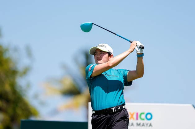 RIVIERA MAYA OPEN AT MAYAKOBA 2026 RIVIERA MAYA OPEN AT MAYAKOBA 2026 DAY 1 30042026 PLAYA DEL CARMEN, QUINTANA ROO. Action photo of Akie Iwai of Japan, during day 1 of the Riviera Maya Open at Mayakoba 2026 at El Camaleon Golf Club in Playa del Carmen, Mexico. Foto de accion de Akie Iwai de Japon, durante el dia 1 del torneo Riviera Maya Open at Mayakoba 2026 celebrado en el Club de Golf El Camaleon en Playa del Carmen, Mexico. Photo by IMAGENSHOP AGENCIA FOTOGRAFICA PLAYA DEL CARMEN QUINTANA ROO MEXICO Copyright: xYOALIxMARTINEZx
