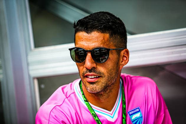 Luis Suarez, Inter Miami FC Player during the Formula 1 Crypto.com Miami Grand Prix 2026 at Miami International Autodrome in Miami Gardens, United States. Round 6 of the 2026 FIA Formula One World Championship, WM, Weltmeisterschaft held May 1-3, 2026. The Miami International Autodrome, located in the grounds of the Hard Rock Stadium, hosts the sixth round featuring the Sprint format. This event weekend features the F1 Sprint format, with a Sprint Shootout and Sprint Race in addition to the standard qualifying session and Grand Prix.  Copyright: xAlessioxDexMarcox xAvens-images.com AvensImages IPAxSportx xipa-agency.netx xx IPA_74346091 IPA_Agency_IPA74346091