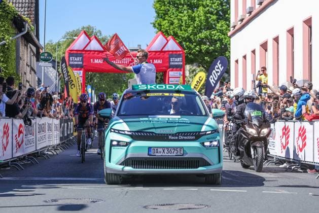 Radsport UCI WorldTour Men Elite 63. Eschborn-Frankfurt am 01.05.2026 Start des Rennens in Eschborn