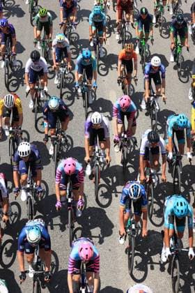 Antalya-Feslikan stage kicks off in 61st Presidential Cycling Tour of Turkiye ANTALYA, TURKIYE - MAY 01: An aerial view as the 6th stage (Antalya-Feslikan) of the 61st Presidential Cycling Tour of Turkiye kicks off in Antalya, Turkiye on May 01, 2026. Included in the International Cycling Union (UCI) European Tours calendar, the event stands as Turkiye s only cycling race in the ProSeries category. Suleyman Elcin Anadolu Antalya Turkey. Editorial use only. Please get in touch for any other usage.  Copyright: x2026xAnadoluxSuleymanxElcinx