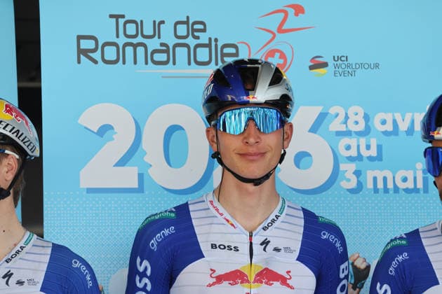 01.05.2026 Orbe , SCHWEIZ, Tour de Romandie 2026 3.Etappe Orbe - Orbe Florian Lipowitz GER Team Bora Hansgrohe