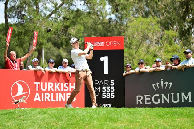 Turkish Airlines Open 2026 in Antalya ANTALYA, TURKIYE - MAY 1: Mathew Jordan from UK competes in the Turkish Airlines Open 2026 Golf Tournament at the Regnum National Golf Club in Antalya, Turkiye on May 1, 2026. Orhan Cicek Anadolu Antalya Turkey. Editorial use only. Please get in touch for any other usage.  Copyright: x2026xAnadoluxOrhanxCicekx