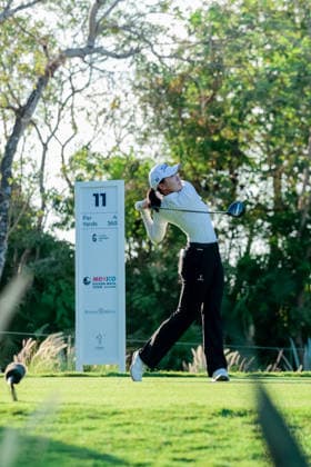 RIVIERA MAYA OPEN AT MAYAKOBA 2026 RIVIERA MAYA OPEN AT MAYAKOBA 2026 ROUND 2 01052026 PLAYA DEL CARMEN, QUINTANA ROO. Action photo of Sung Hyun Park of South Korea, during round 2 of the Riviera Maya Open at Mayakoba 2026 at El Camaleon Golf Club in Playa del Carmen, Mexico. Foto de accion de Sung Hyun Park de Corea del Sur, durante la ronda 2 del torneo Riviera Maya Open at Mayakoba 2026 celebrado en el Club de Golf El Camaleon en Playa del Carmen, Mexico. Photo by IMAGENSHOP AGENCIA FOTOGRAFICA PLAYA DEL CARMEN QUINTANA ROO MEXICO Copyright: xMIKIOxWATANABEx
