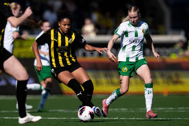260501 Felicia Schröder of Häcken during the UEFA Women s Europa Cup final between Häcken and Hammarby on May 1, 2026 in Göteborg. Photo: Daniel Stiller BILDBYRAN kod DS DS0574 fotboll football soccer fotball europa cup häcken hammarby uefa womens europa cup dam bbeng Copyright: DANIELxSTILLER BB260501DS011