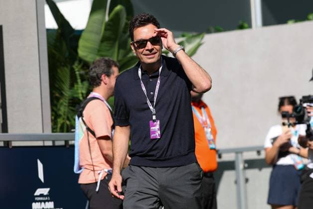Amerikanischer Komiker und Moderator, Jimmy Fallon, Grosser Preis von Miami, Motorsport, Herren, Formel 1, Freies Training, 01.05.2026 Miami Florida USA