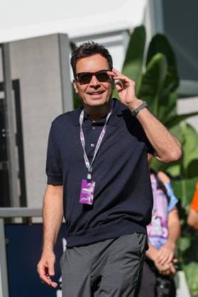 Amerikanischer Komiker und Moderator, Jimmy Fallon, Grosser Preis von Miami, Motorsport, Herren, Formel 1, Freies Training, 01.05.2026 Miami Florida USA